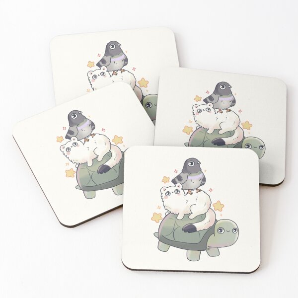 Item preview, Turtle ferret pigeon stack  designed and sold by Artofmayara.