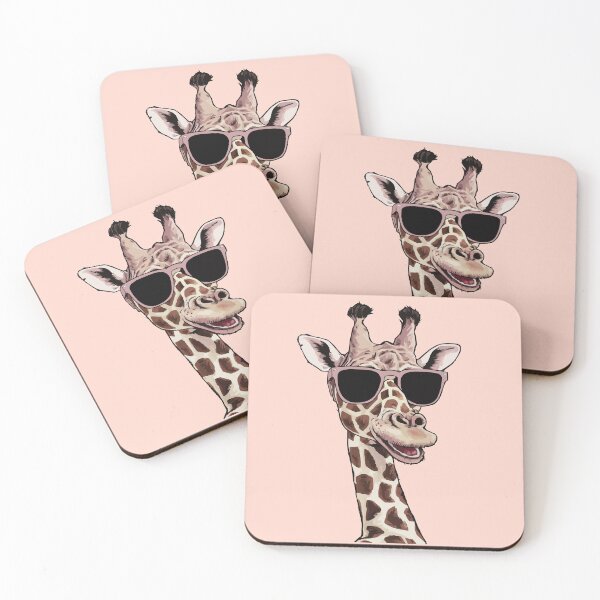 Item preview, Cute Cool Giraffe Wearing Sunglasses African Animal Giraffe Lover -  designed and sold by PurpleLoveStore.