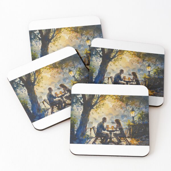 Item preview, Romantic Evening with Beers Under Starry Sky designed and sold by palmyst.
