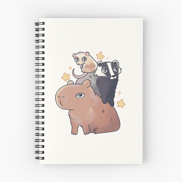 Item preview, Capybara badger mouse stack  designed and sold by Artofmayara.