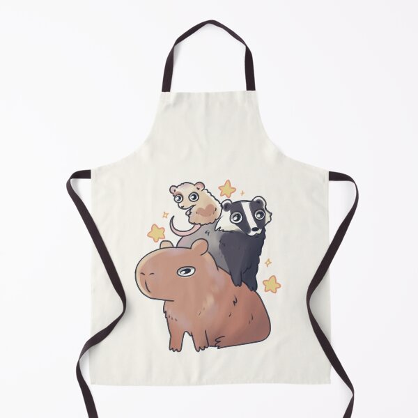 Item preview, Capybara badger mouse stack  designed and sold by Artofmayara.