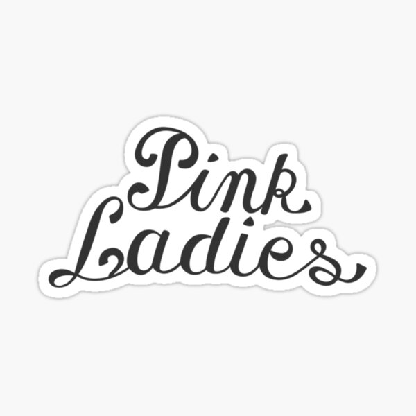 "Pink Ladies Logo" Sticker for Sale by tasder Redbubble