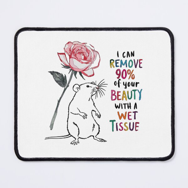 Item preview, Naked mole rats and rose, beauty is fleeting sarcastic saying designed and sold by StrictlyBilliM.