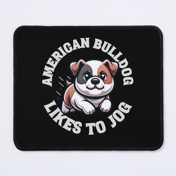 Item preview, American Bulldog Likes To Jog designed and sold by MGRcompany.