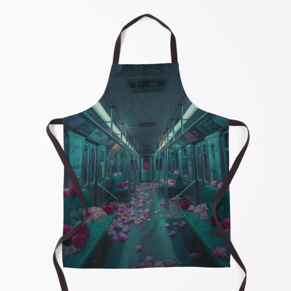 Item preview, Floral Subway: Surreal Urban Fantasy with Neon Lighting designed and sold by my-moody-place.