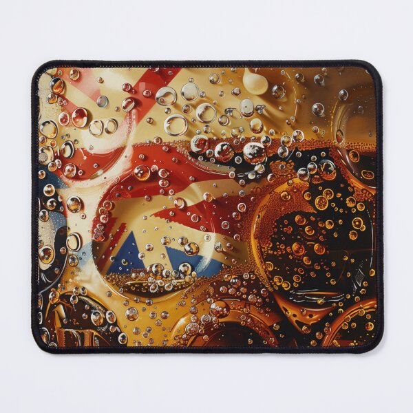 Item preview, Union Jack Reflected in Bubbly Beer Glass designed and sold by palmyst.