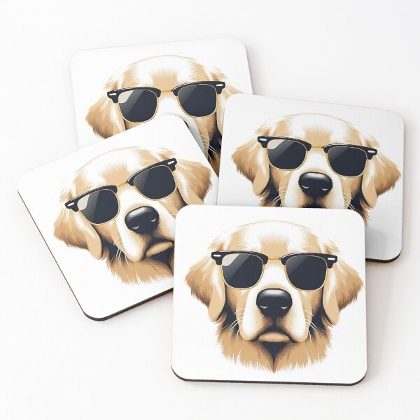 Item preview, Cool look of Golden Retriever designed and sold by Day Dreamer.