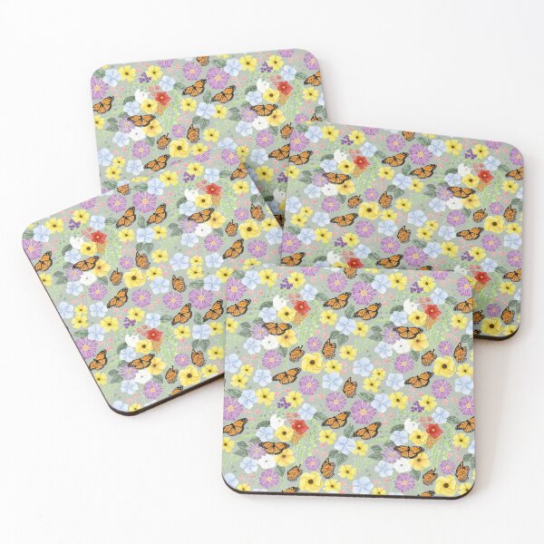 Item preview, Wildflowers of Carnarvon Gorge Antique Green Pattern Medium designed and sold by greenerybywendy.