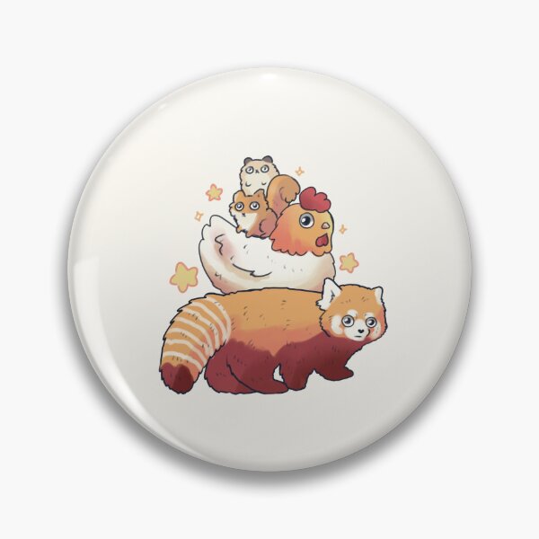 Item preview, Red pand chicken squirrel hamster  designed and sold by Artofmayara.