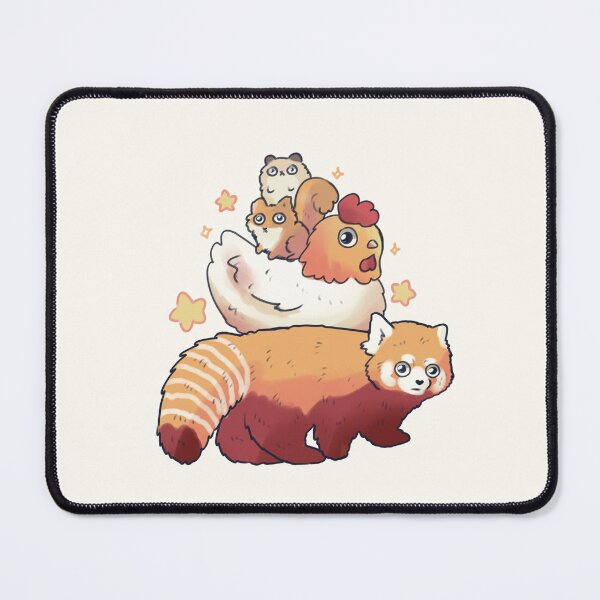 Item preview, Red pand chicken squirrel hamster  designed and sold by Artofmayara.