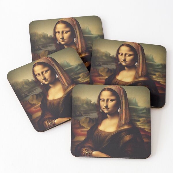 Item preview, Mona Lisa | Veiled Elegance in Mystic Landscape designed and sold by DJ-Portable.