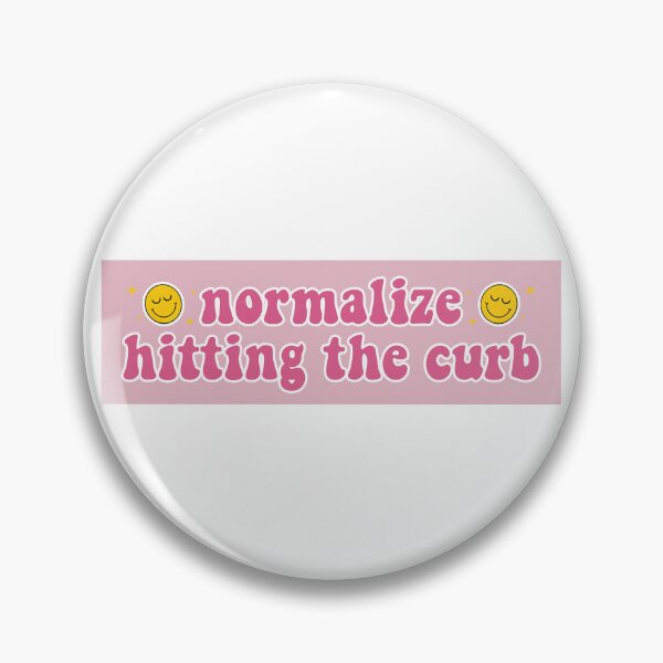 Item preview, Normalize Hitting The Curb Funny Bumper designed and sold by BUMPER-STICKERS.