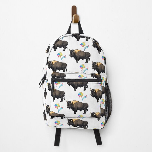 Item preview, Cute Buffalo time to kite, painting water color designed and sold by RoseAIArtRhythm.