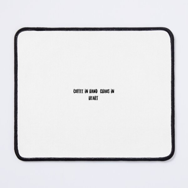 Item preview, Coffee in hand, chaos in heart. designed and sold by onicaras.