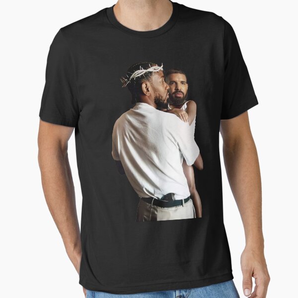 Aperçu de l'œuvre Kendrick Lamar tient bébé Drake dans ses bras créée et vendue par Wayloner.