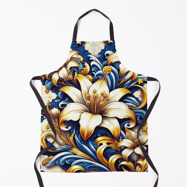 Item preview, Floral Elegance in Indigo designed and sold by aminz4.