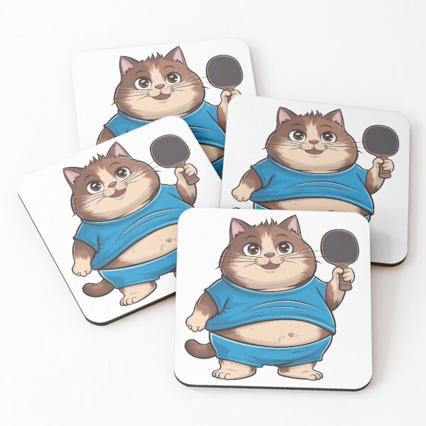 Item preview, Funny Fat Ping Pong Cat designed and sold by Krieghorn.