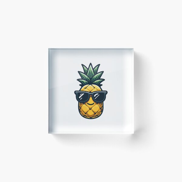 Item preview, Cool Pineapple - Fun and Tropical Cartoon Fruit designed and sold by Akioos.