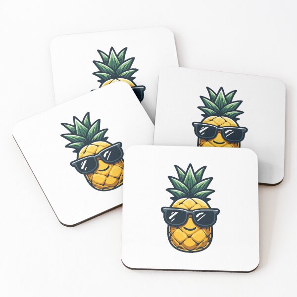Item preview, Cool Pineapple - Fun and Tropical Cartoon Fruit designed and sold by Akioos.