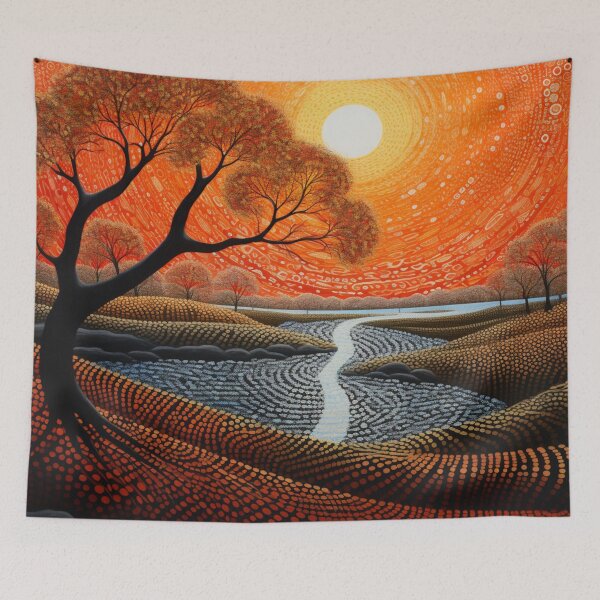 Item preview, Aboriginal Inspired Dot Art - Nature Essence designed and sold by GrinGalore.