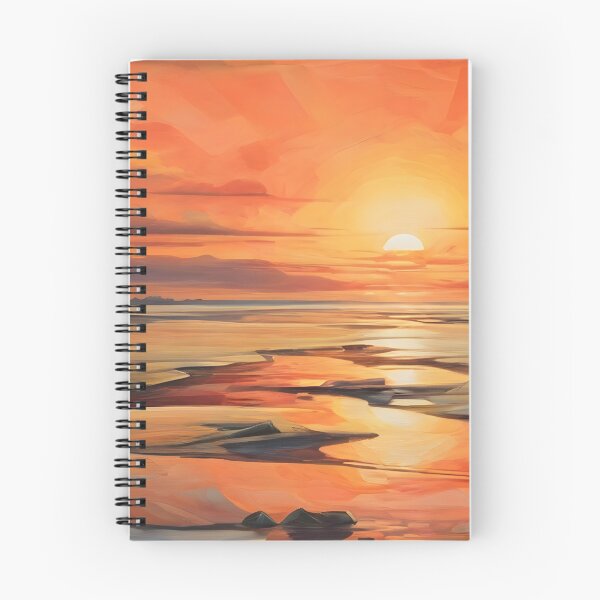 Item preview, Vibrant Abstract Ocean Sunset Vorticism 2 designed and sold by Jason123za.