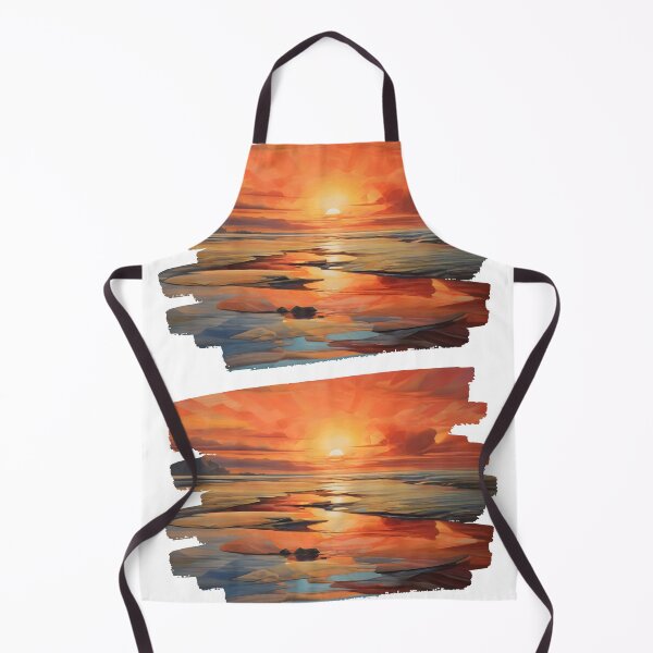 Item preview, Vibrant Abstract Ocean Sunset Vorticism 2 designed and sold by Jason123za.