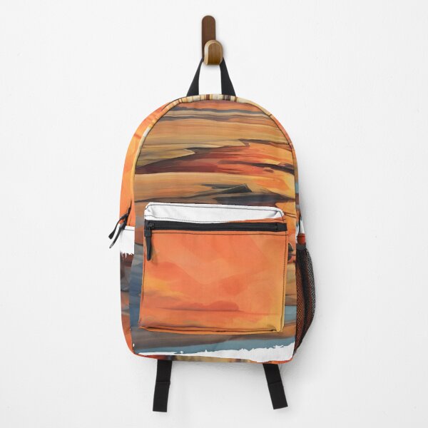 Item preview, Vibrant Abstract Ocean Sunset Vorticism 2 designed and sold by Jason123za.