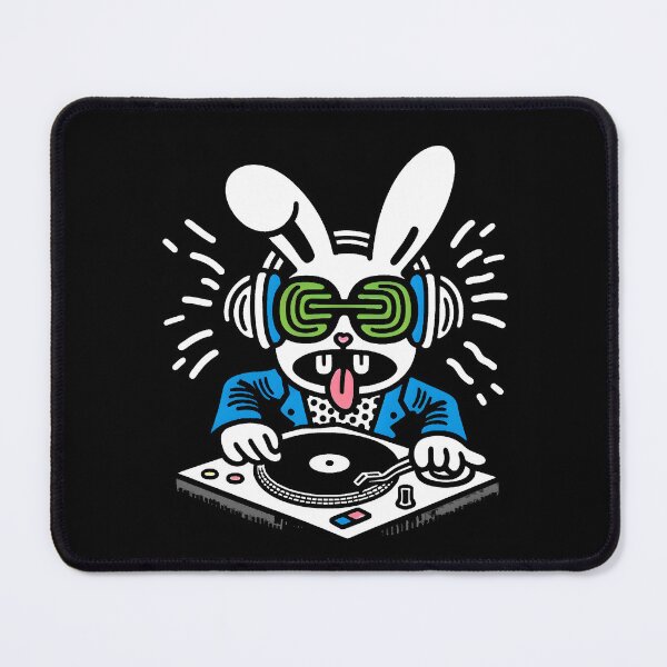 Item preview, Scratch! Dj Bunny, Pop Art, Deejay designed and sold by vaninochu.