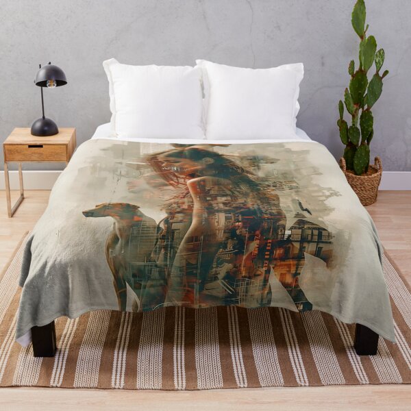 Item preview, Walking The Dogs Abstract  Art designed and sold by Obsidian Ink by Wilshire.