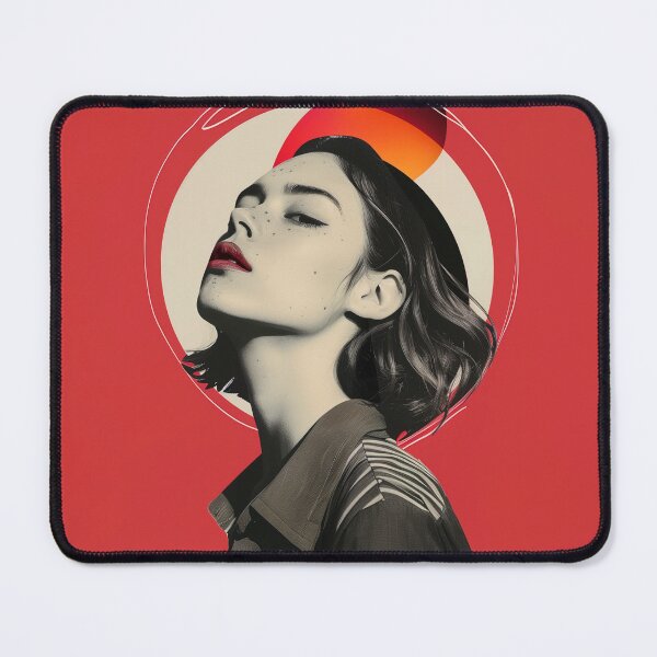 Item preview, Modern Minimalist Woman Portrait Bold Graphic Art designed and sold by my-moody-place.