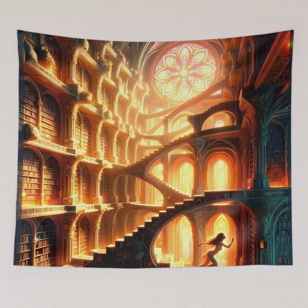 Item preview, Labyrinthine Library: Mythical Exploration designed and sold by Paradocksick.