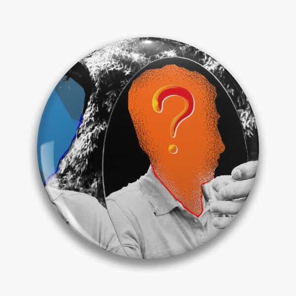 Item preview, Abstract photomontage identity portrait face mirror designed and sold by Carré Comme Orange.
