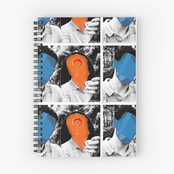 Item preview, Abstract photomontage identity portrait face mirror designed and sold by Carré Comme Orange.