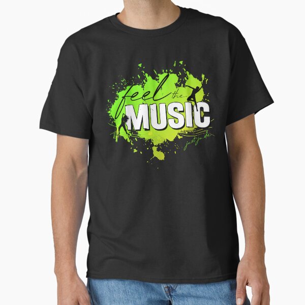 feel the Music grün Classic T-Shirt
