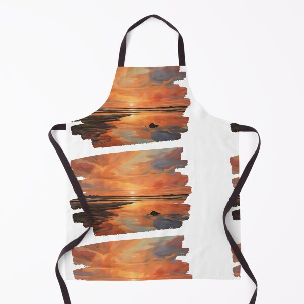 Item preview, Vibrant Abstract Ocean Sunset Vorticism 3 designed and sold by Jason123za.