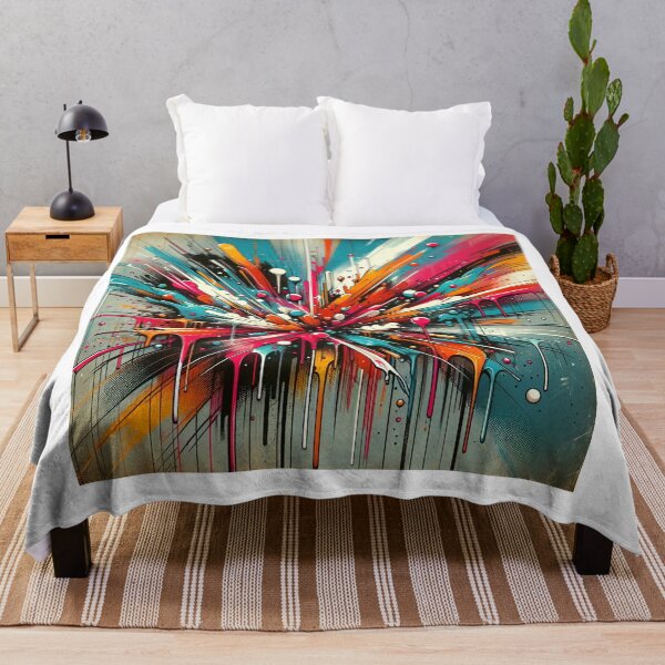 Item preview, Explosive Colour Burst Art designed and sold by BubandAika.