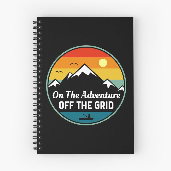 Item preview, On The Adventure Off The Grid, Nature Outdoor Mountain Lake Adventure  designed and sold by Sunserize Designs.