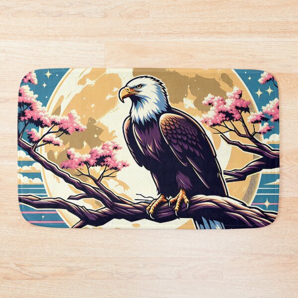 Item preview, Majestic Eagle Under the Moon designed and sold by 0penvimark.