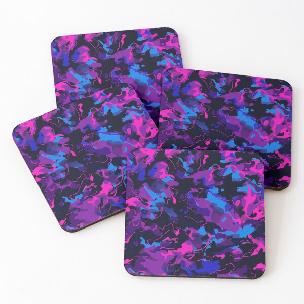 Item preview, Camouflage pink purple blue designed and sold by SaltyStaffyCrew.