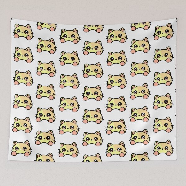 Item preview, Yellow Cat illustration designed and sold by Meemaart.