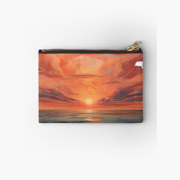 Item preview, Vibrant Abstract Ocean Sunset Vorticism 4 designed and sold by Jason123za.