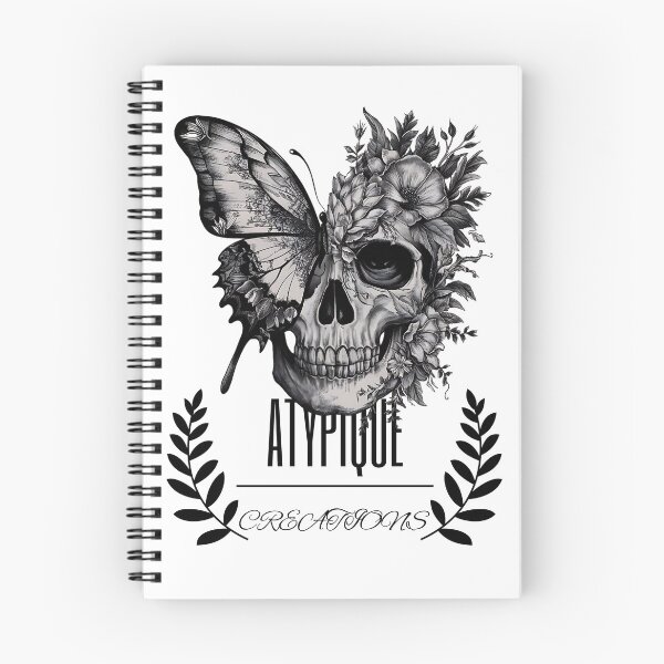 Item preview, Atypique Creations Skull and Butterfly AI generated designed and sold by JonathanP514.