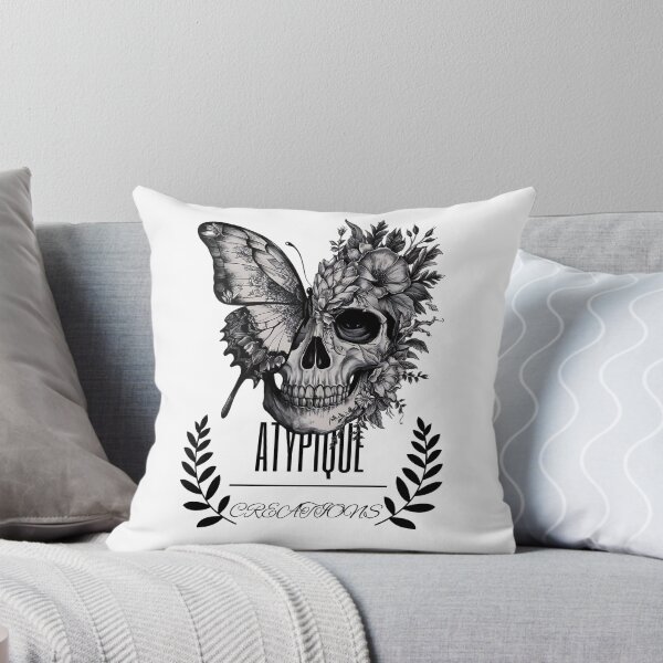 Item preview, Atypique Creations Skull and Butterfly AI generated designed and sold by JonathanP514.
