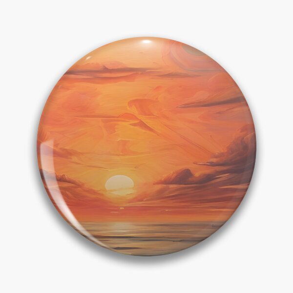 Item preview, Vibrant Abstract Ocean Sunset Vorticism 4 designed and sold by Jason123za.