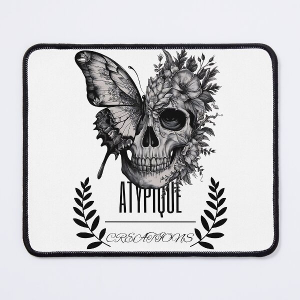 Item preview, Atypique Creations Skull and Butterfly AI generated designed and sold by JonathanP514.