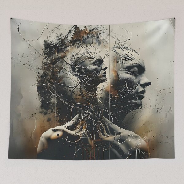 Item preview, Mother Nature's  Wisdom Abstract Art designed and sold by Obsidian Ink by Wilshire.