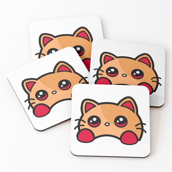 Item preview, Red Cat illustration designed and sold by Meemaart.