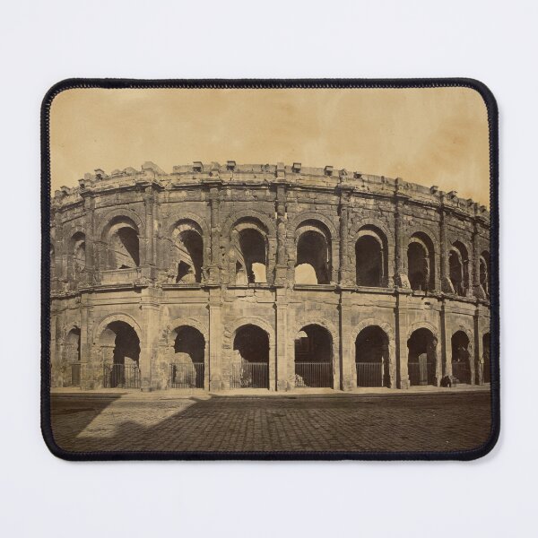 Item preview, Landmarks in France, Ampitheatre at Nimes, vintage art designed and sold by CulturalCurios.