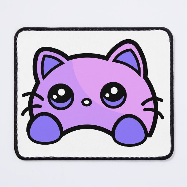 Item preview, Purple Cat illustration designed and sold by Meemaart.