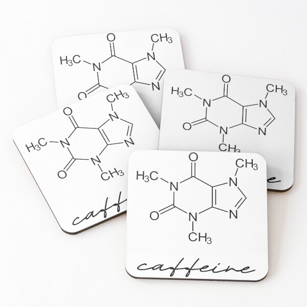 Item preview, Caffeine molecule designed and sold by Catz_Prints.
